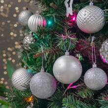Christmas Balls - Silver - View 7