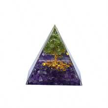 5cm Crystal Pyramid Home Decor DIY Epoxy Resin Crafts - Multicolor - View 13