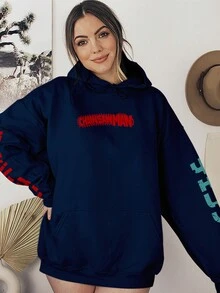 Blouse Sweatshirt Anime Chainsa Man Denji KANGARU 1193 - 藏蓝色 - 查看 3