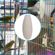 1件装宠物磨牙咬咬产品，长尾小鹦鹉专用墨鱼骨，墨鱼骨鸟咀嚼玩具，用于尖喙鸟类天然钙源，宠物食品：墨鱼骨，抛光，补钙，脱盐，用于攀爬宠物。模制鸟玩具：鸟食：在 - 白色 - 查看 5