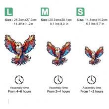 Wooden Puzzle Gift Box Exquisite Gift Asymmetric Animal Eagle Strange Dragon Puzzle Adult Personalized Senior Unique Gift Family Interactive Difficult Game Puzzle - Multicolor - View 8