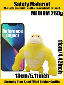 Christmas Decoration 1pc Creative Toys Pressure Gorillas Toys, Creative And Funny Toys, Funny And Angry Monkey Muscles,Toys,Monkey,Toy
