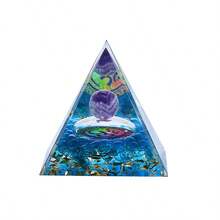 5cm Crystal Pyramid Home Decor DIY Epoxy Resin Crafts - Multicolor - View 15