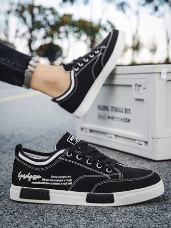 Herrskor för utomhusbruk - Moderiktiga, lätta, vattentäta sneakers - Storlek 38-47 Slitstarka, bekväma, nya, tjocka sulor, skateskor - Lösa, halkfria, glidande mockaskor i plusstorlek för alla årstider