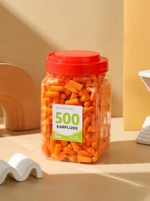 80/150/500个防噪音耳塞，隔音睡眠耳塞，柔软舒适降噪耳塞，男女通用慢回弹耳塞，适合长期佩戴