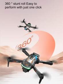 MINI Foldbale Chụp Ảnh Trên Không Định Vị Quang Học FPV RC Drone 2.4G 4CH Ánh Sáng Nhiều Màu Sắc Hình Ảnh Theo Điều Khiển Từ Xa Quadcopter - Nhiều màu - Xem 12