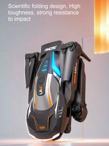 MINI Foldbale Chụp Ảnh Trên Không Định Vị Quang Học FPV RC Drone 2.4G 4CH Ánh Sáng Nhiều Màu Sắc Hình Ảnh Theo Điều Khiển Từ Xa Quadcopter - Nhiều màu - Xem 6