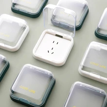 86 Type Waterproof Switch Cover, Socket Protective Case, Bathroom Waterproof Electrical Outlet, Adhesive Mounting - Socket Waterproof Box - View 1