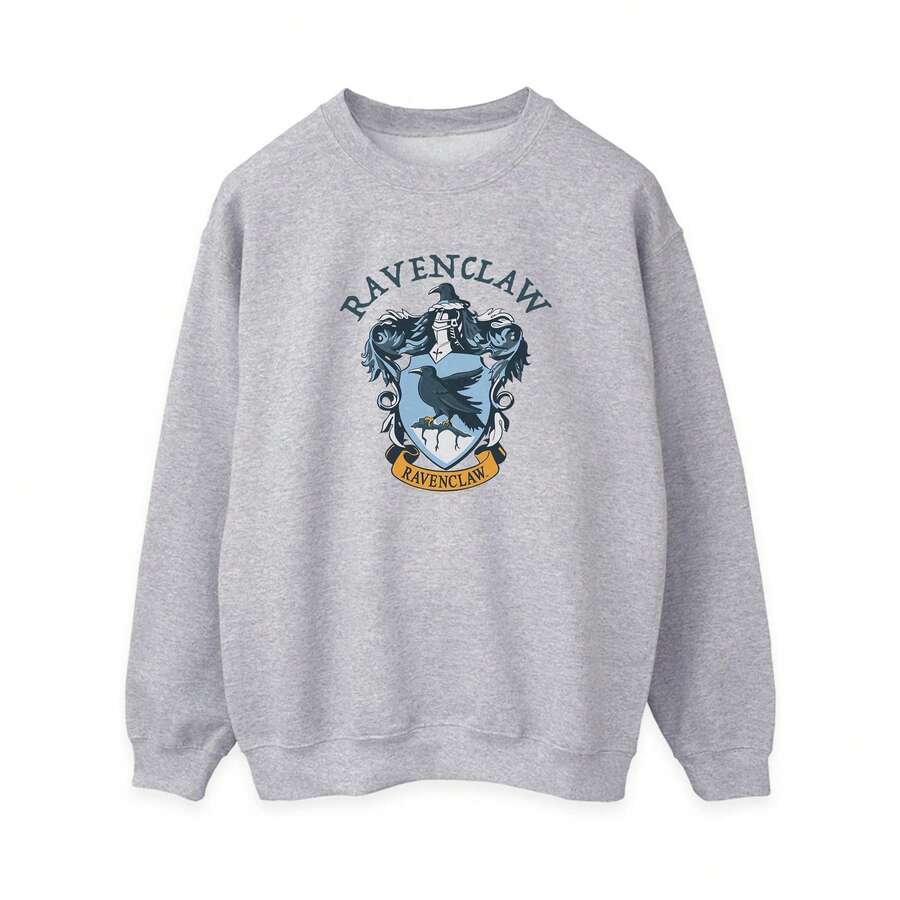 Harry Potter Sudadera Ravenclaw para mujer/señora (gris jaspeado) - Gris - Ver 1