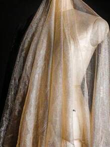 1 pieza de tela bordada, tela de vestido bordado con hierbas acuáticas para hacer vestidos de mujer moda DIY, tela de encaje bordado