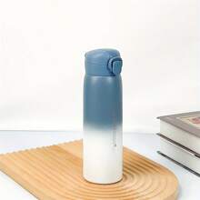 1pc Double-Wall Stainless Steel Insulated Water Bottle, Bounce Lid, Spout Mouth, Student Tumbler, Perfect Back-To-School Gift Back To School