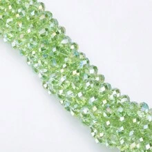115/85/62pcs 4 6 8mm AB Color Faceted Glass Crystal Loose Spacer Beads For Jewelry Making Diy Needlework Bracelet Necklace Handmade Craft Supplies