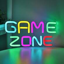 1PC 5V USB Cool Super Bright Popsicle Pizza Good Vibes With Cloud Finger Heart Coffee Cup Earphone Rose Flower Gamer Money Pocket Game Zone LED Wall Neon Sign Night Light For Rock Music Room Party Coffee Shop Cold Drink Game Room Flower Cloth Store Party BAR Decoration Gifts