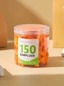 80/150/500个防噪音耳塞，隔音睡眠耳塞，柔软舒适降噪耳塞，男女通用慢回弹耳塞，适合长期佩戴