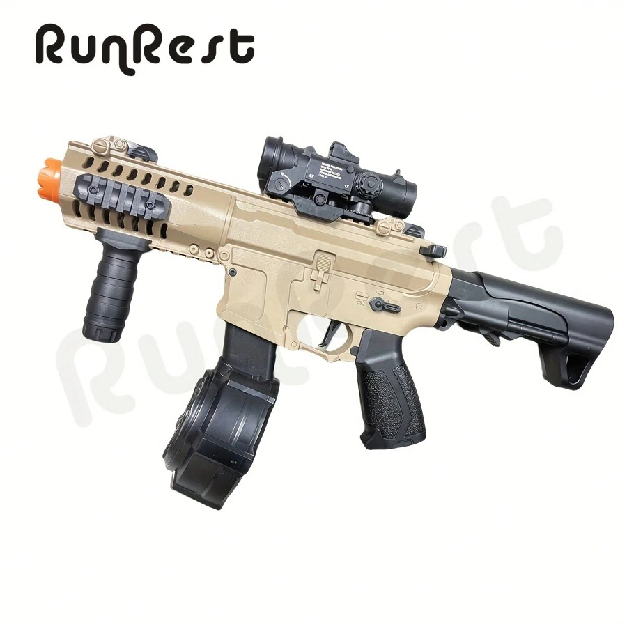 RunRest Blaster Gun,Electric Ball Blaster, High Gun Performance Cool Toy Gun, Rechargeable Splatter Ball Toys For Outdoor Activities Shooting Game Party Favors.Christmas And New Year Gifts
