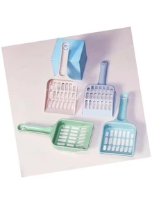 Random Color 1PC Fruit Spoons With Holes In The Kitchen Can Leak Water Christmas Gift - Multicolor - View 2