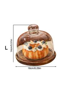 New Wooden European Style Cake Tray Creative Fruit Tray Living Room Home Cake Tray