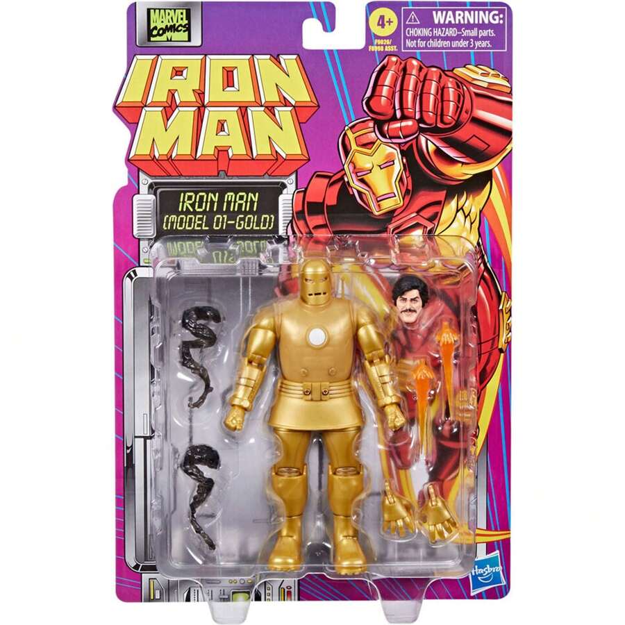 Hasbro | MODEL FIGURKI IRON MANA 01-ZŁOTY IRON MAN MARVEL 15CM ...