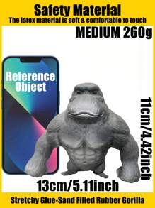 Christmas Decoration 1pc Creative Toys Pressure Gorillas Toys, Creative And Funny Toys, Funny And Angry Monkey Muscles,Toys,Monkey,Toy
