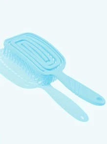 1 Pieza Peine de cabello cuadrado y mini tamaño con diseño hueco - Cepillo de cabello portátil para masaje - Cepillo de cabello de plástico para cabello húmedo o seco (Tamaño pequeño)