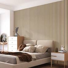 1 Rolle Selbstklebende Gitterwandtapete, 3D Holzmaserung Effekt Wandaufkleber für Schlafzimmer oder Wohnzimmer Dekoration