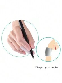 10PCS 局部手指护理套，防干裂，透明硅胶，受伤防水防护套，手指关节疼痛佩戴防护套，脚和脚趾，推回，弹力指套，适用于手指、脚趾，技术人员，男女。