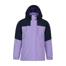 Childrens/Kids 3 In 1 Waterproof Jacket (Purple) - Morado - Ver 1