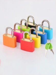 1/2/3/4/5/10/15/20pcs Mini Colorful Luggage Locks With Keys, Metal Padlock Suitable For Suitcase, Travel Bag, School, Gym, Classroom, Pairing Games, Backpack And More - Multicolor - View 6