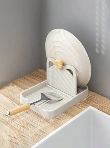 1pc Multi-Function Kitchen Utensil Holder Wall Mount Rack Spoon Ladle Mat,Kitchen,Christmas Gift