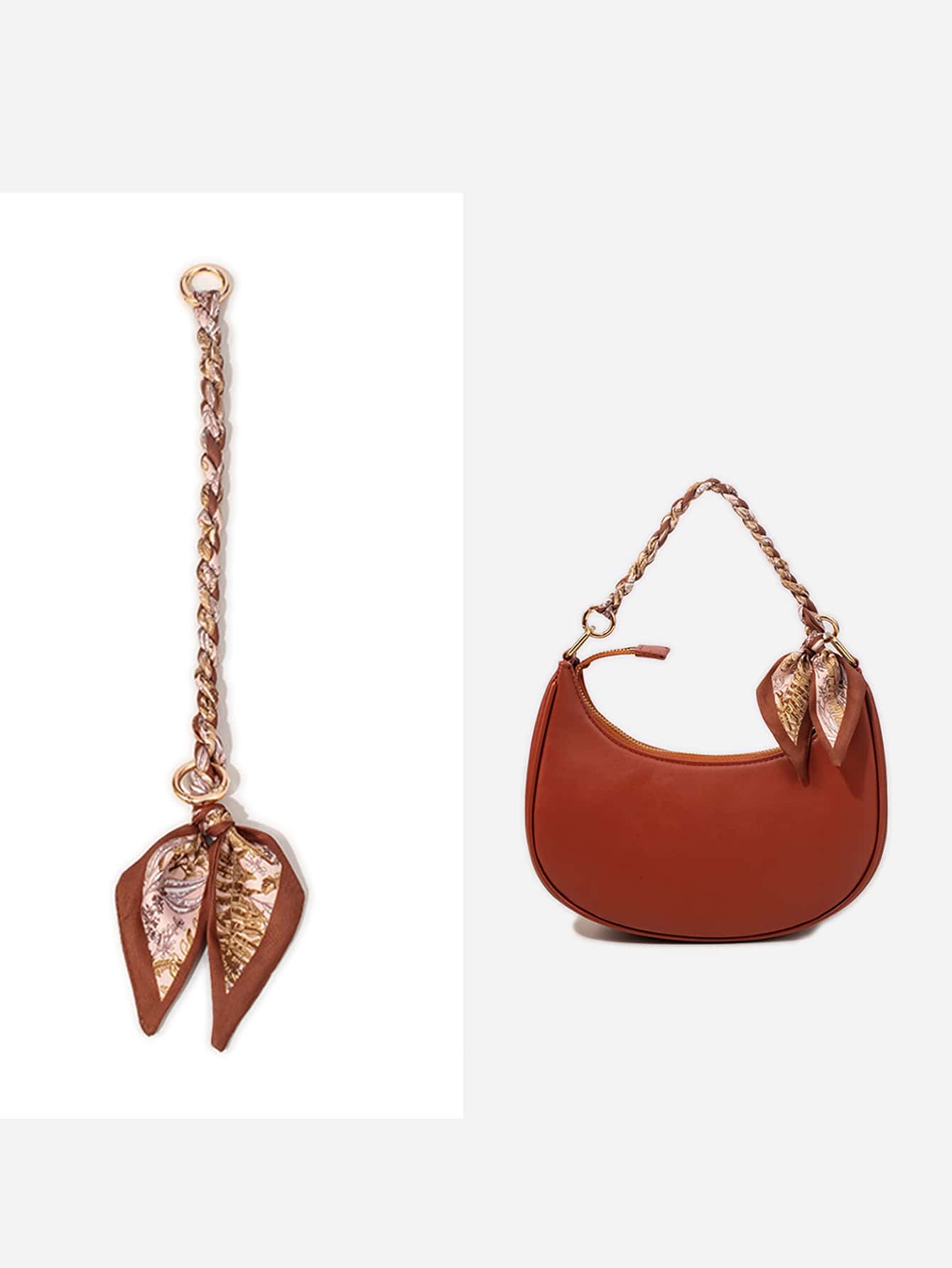 26cm Mobile Phone Hanging Rope, Scarf, Wrist Accessory, Woven Wrist Strap, Short And Thick Mobile Phone Hanging Chain, Anti Loss Mobile Phone Case Chain, Mobile Phone Chain