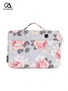 canvas artisan Shockproof Briefcase Hand-Held Laptop Bag Waterproof Laptop Sleeve Case For