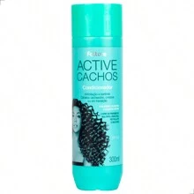 Kit Shampoo + Conditioner 300ml + Active Curls Mask Divine Fattore Deep Hydration Collagen, Elastin And Castor Oil 500g - Màu xanh lam - Xem 3
