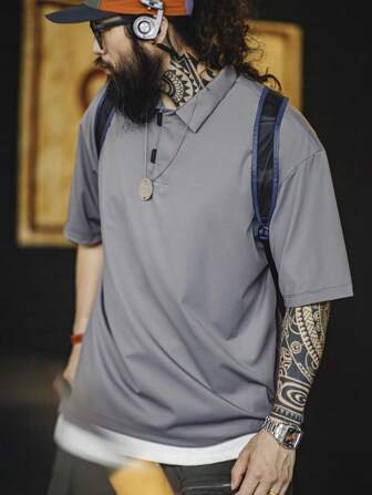 MADEN Men Casual Cooling Breathable Polo Shirts For Summer Dalywear