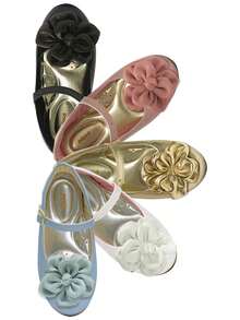 Children's Women's Flat Shoes No. 18 To 27 Mary Jane Girl's Doll Shoe 02.44i - 黑色 - 查看 8