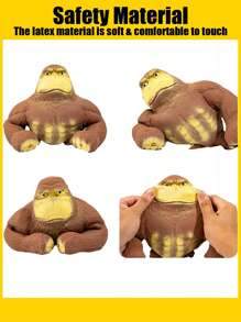 Christmas Decoration 1pc Creative Toys Pressure Gorillas Toys, Creative And Funny Toys, Funny And Angry Monkey Muscles,Toys,Monkey,Toy