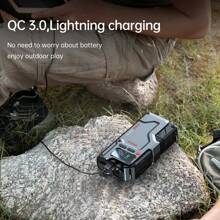 FEATOU 2025 New Car Jump Starter With Air Compressor, Battery Jump Starter Portable 6000A Peak 150PSI Battery Pack With Digital Tire Inflator, Car Battery Charger Portable For 12V 10L Gas Or 8L - 黑色 - 查看 6