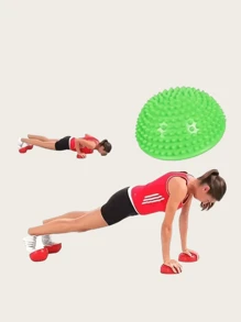 Balance Training Made Easy With Inflatable Yoga Spike Massage Ball - Perfect For Yoga Pilates Enthusiasts Essential For Home Exercise ﻿ - Multicolor - View 3