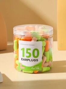 80/150/500个防噪音耳塞，隔音睡眠耳塞，柔软舒适降噪耳塞，男女通用慢回弹耳塞，适合长期佩戴