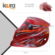 Adir Careta Electrónica Soldar Automática Industrial - Hawaii 6723 - Ver 6