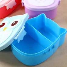 1pc Student Lunch Box, Food Storage Container, With A Spoon, Suitable For Microwave Oven, Dishwasher, Freezer, Reusable, Ideal For School, Work, Camping And Travel ﻿,Kitchen,Christmas Gift,School Supplies - Multicolor - View 5