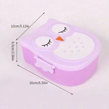 1pc Student Lunch Box, Food Storage Container, With A Spoon, Suitable For Microwave Oven, Dishwasher, Freezer, Reusable, Ideal For School, Work, Camping And Travel ﻿,Kitchen,Christmas Gift,School Supplies - Multicolor - View 3
