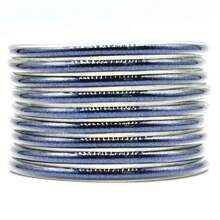 9 Stücke/Set glitzernde Jelly Armreifen für Frauen Armband, silbrige rosé-goldene Farben Armreife Armband