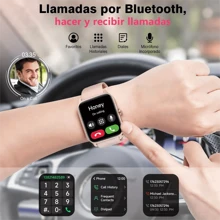 Smartwatch 1.8'' Reloj Inteligente Bluetooth Llamada Alexa - Rosa - Ver 2