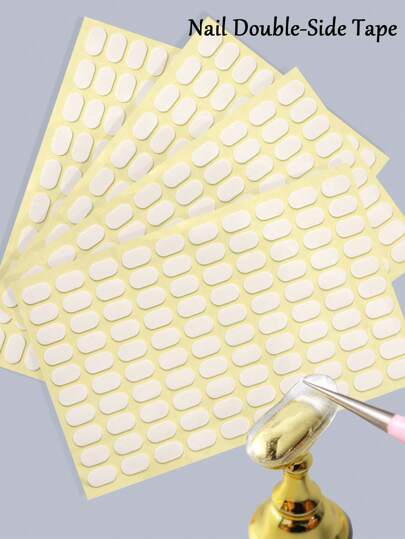 FULL BEAUTY 400 قطعة شريط لاصق ثنائي الجانب لعرض أظافر صناعية، أدوات عرض، أدوات مانيكير، شريط لاصق لا يترك آثار، لوازم أظافر، أدوات أظافر، أدوات فن الأظافر، عودة إلى المدرسة، أظافر، أدوات أظافر للأظافر المثبتة