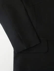 女士休闲日常拉链长袖西装外套