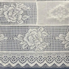 Mantel de encaje para mesa rectangular con medidas de 150x 250 cm - Hueso - Ver 4