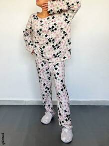 Tween Girls Pajamas - Black and White - View 1