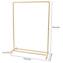 ZhdnBhnos LINSIE Industrial Pipe Metal Clothes Rail Lightweight Garment Hanging Rack Shoe Shelves The Best Gift/Present For Family&Friends Happy Christmas