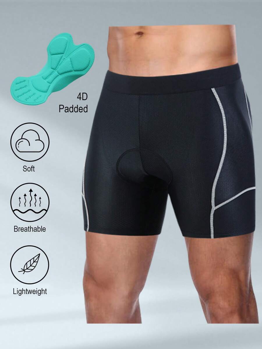 SOLO ACTFIT Herren Fahrrad-Unterwäsche – 3D-Gel-Polster, Atmungsaktiv, Kompressionsshorts Für Lange Touren