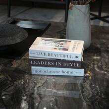 Sách trang trí không thể mở, Sách trang trí sang trọng phong cách hiện đại, Trang trí bàn cà phê, Trang trí nhà cửa, Đạo cụ chụp ảnh - Nhiều màu - Xem 6